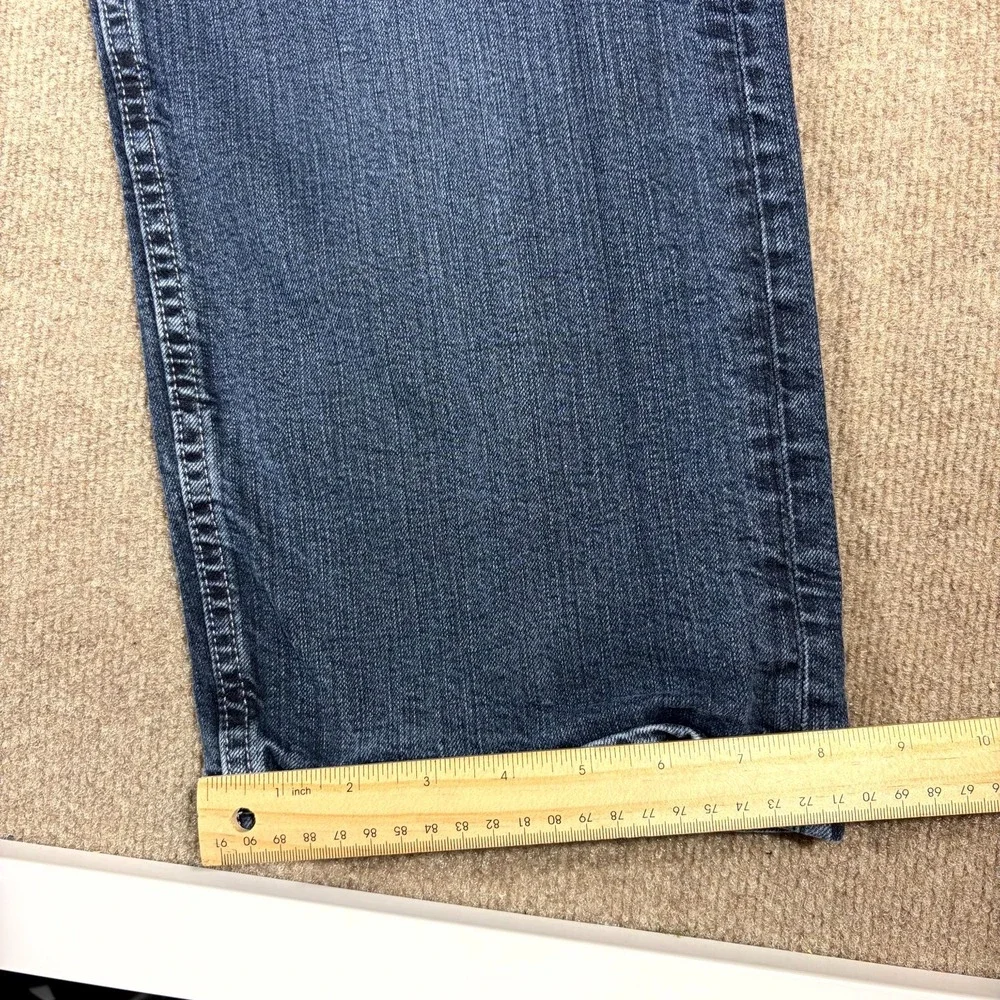Levi's 505 Jeans Mens 40X30 Blue Denim Straight Leg High Rise Casual Medium Wash